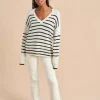 Fashion Antoine V Neck Sweater Women Sweaters