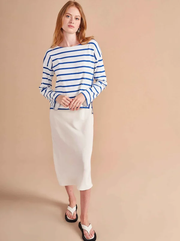 Shop Breton Long Sleeve Tee Women Tees