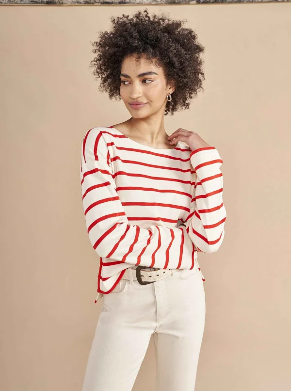 Sale Breton Long Sleeve Tee Women Tops