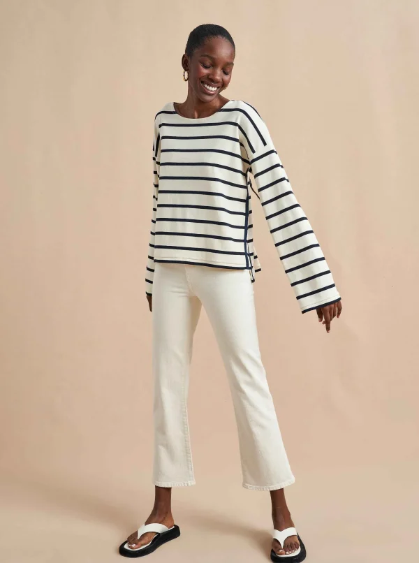 Shop Breton Long Sleeve Tee Women Tees