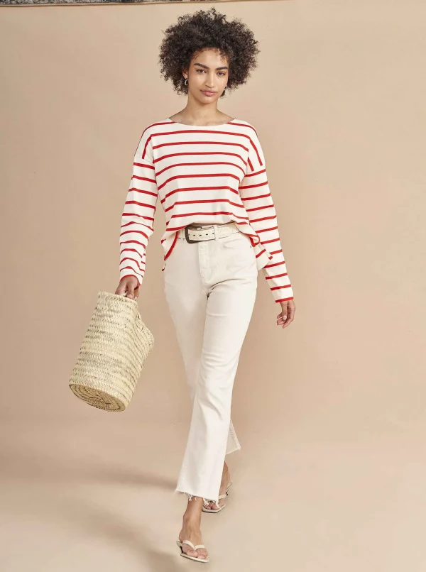 Sale Breton Long Sleeve Tee Women Tops