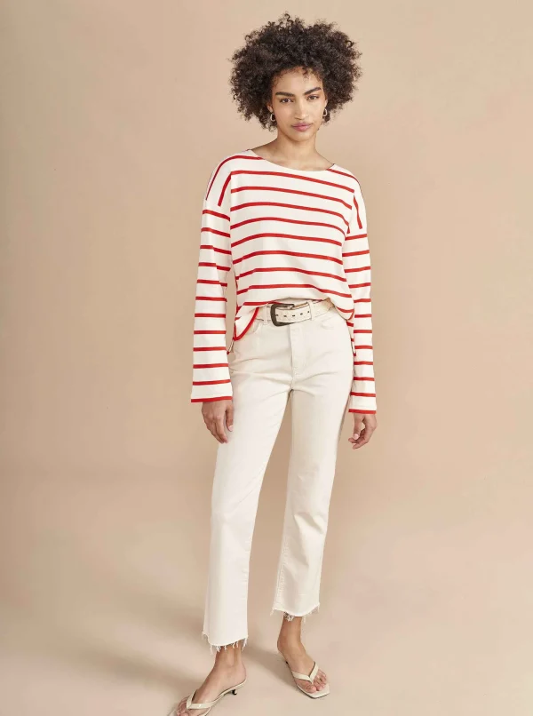 Sale Breton Long Sleeve Tee Women Tops