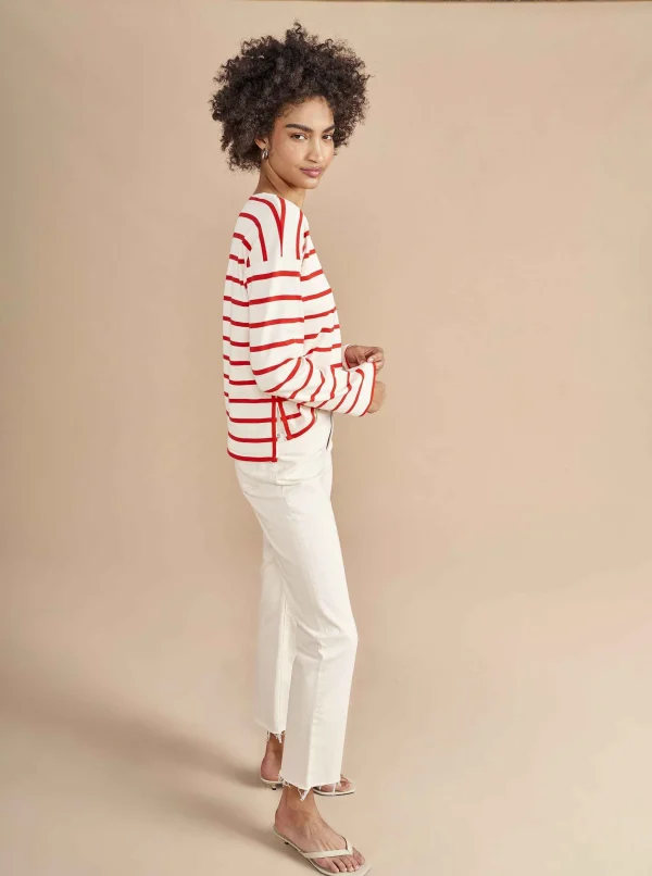 Sale Breton Long Sleeve Tee Women Tops