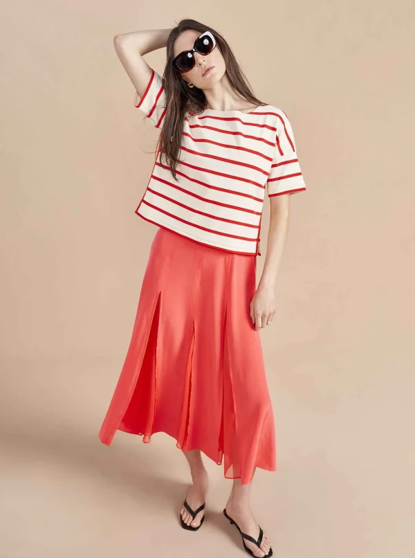 Best Sale Breton Short Sleeve Tee Women Tees