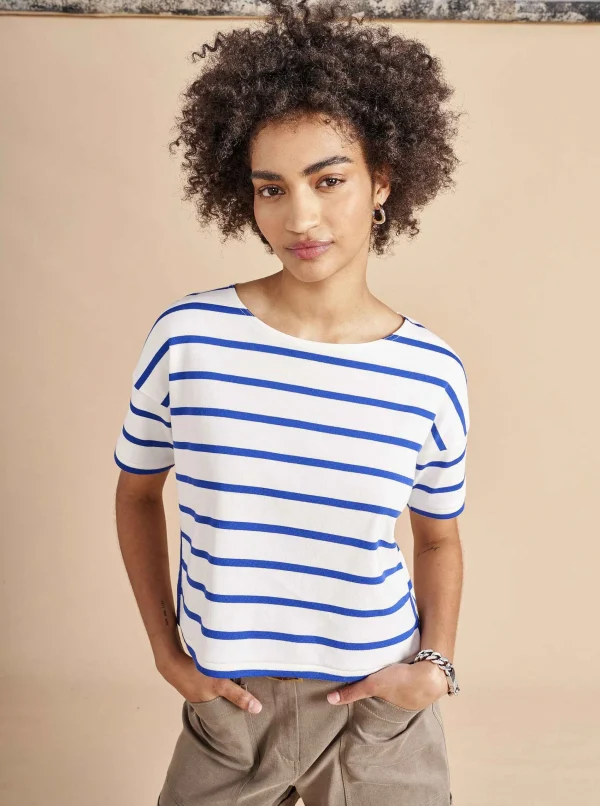 Hot Breton Short Sleeve Tee Women Tees