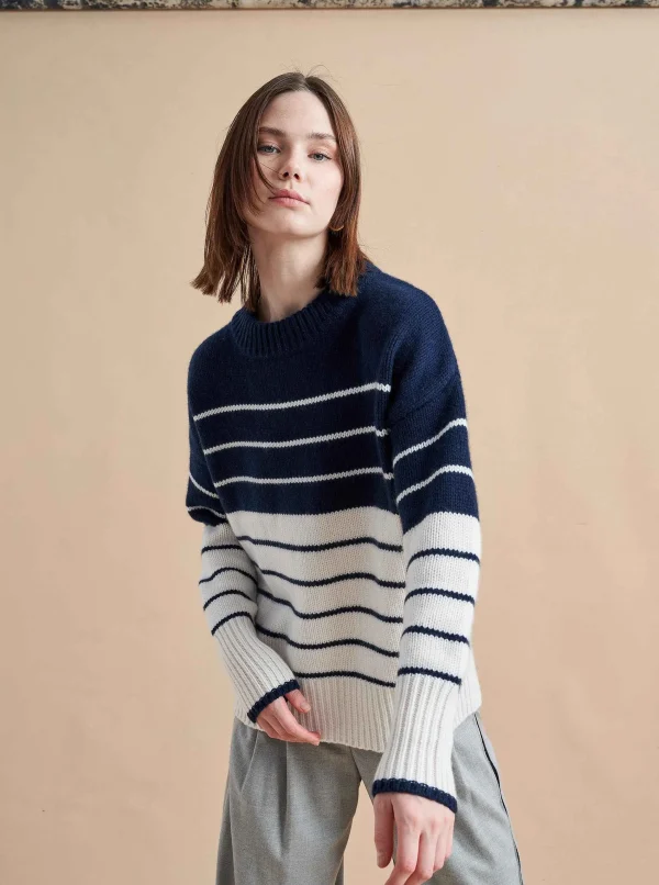 Online Color Block Marin Sweater Women Sweaters