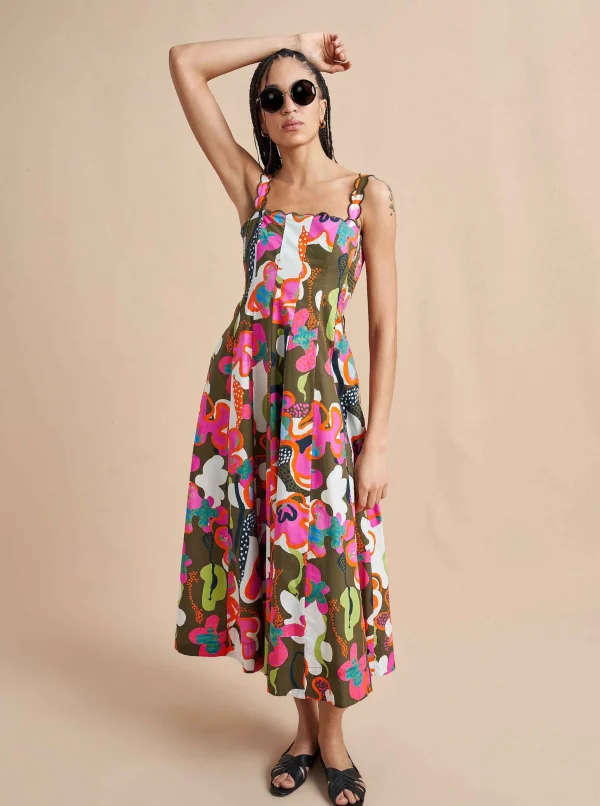 Clearance Erin Dress Women Midi Dresses
