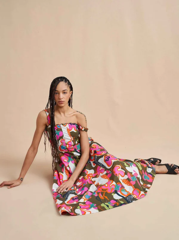 Clearance Erin Dress Women Midi Dresses