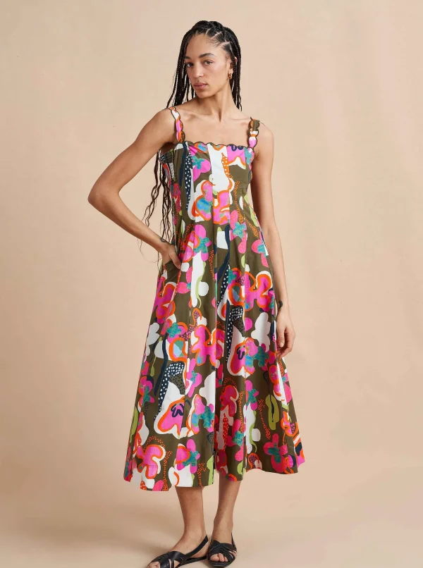 Clearance Erin Dress Women Midi Dresses