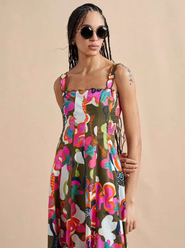 Clearance Erin Dress Women Midi Dresses