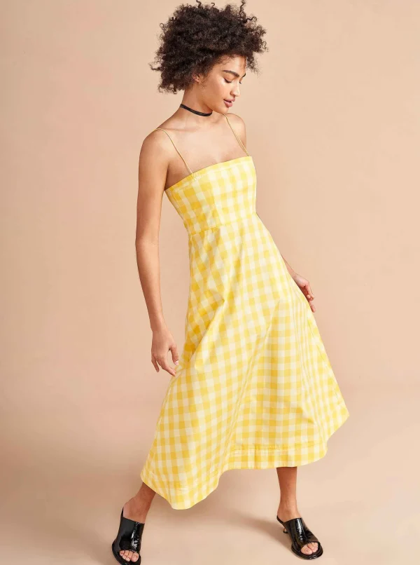 Clearance Fran Dress Women Midi Dresses