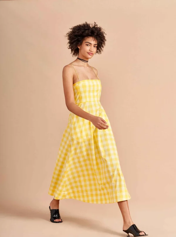 Clearance Fran Dress Women Midi Dresses