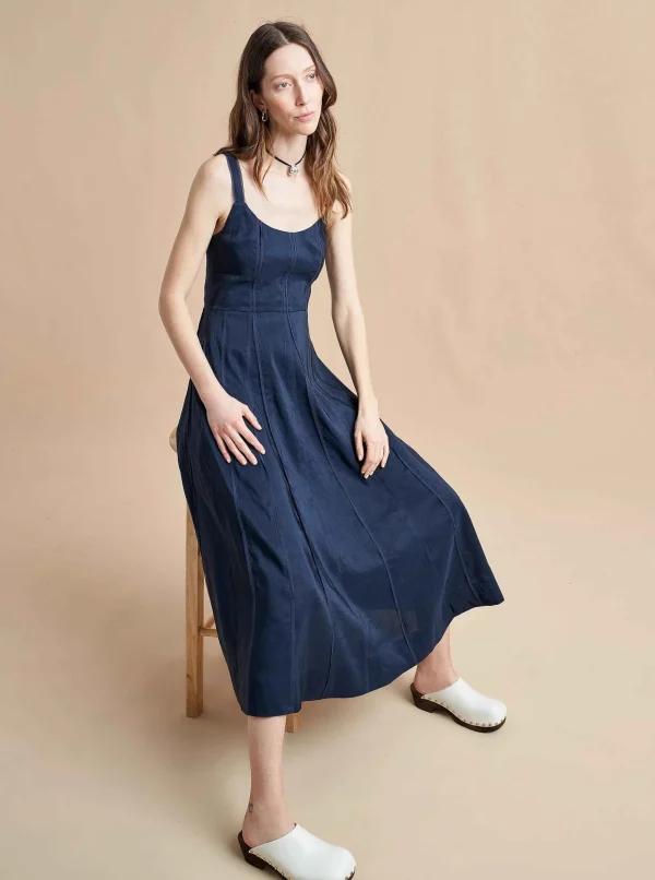 New Georgia Dress Women Midi Dresses