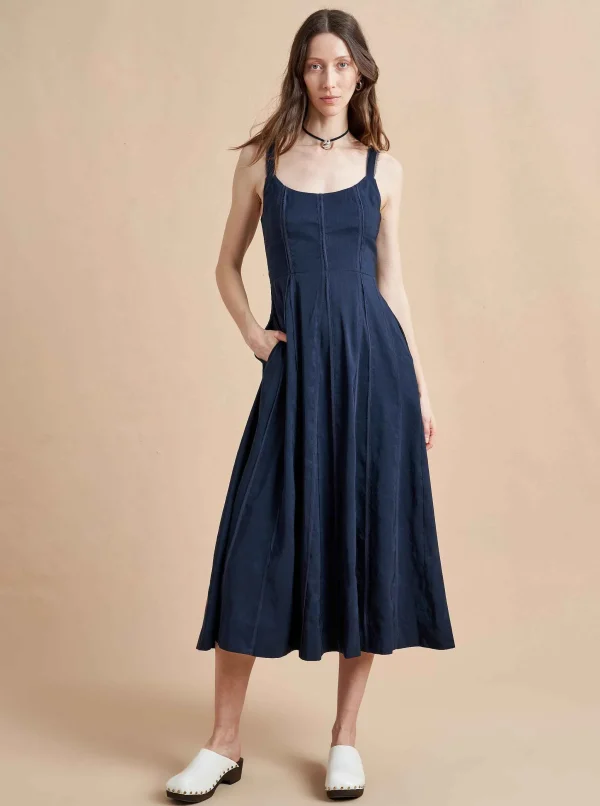 New Georgia Dress Women Midi Dresses