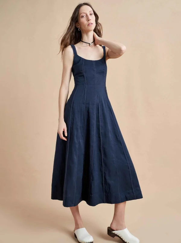 New Georgia Dress Women Midi Dresses