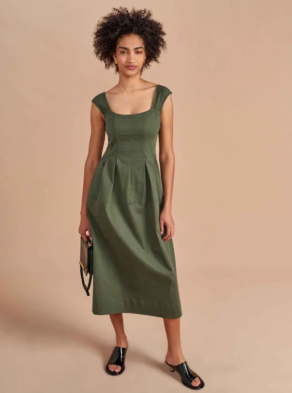 Hot Ivy Dress Women Midi Dresses