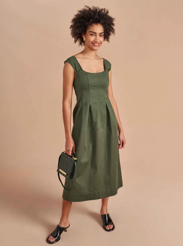 Hot Ivy Dress Women Midi Dresses