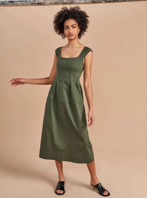 Hot Ivy Dress Women Midi Dresses