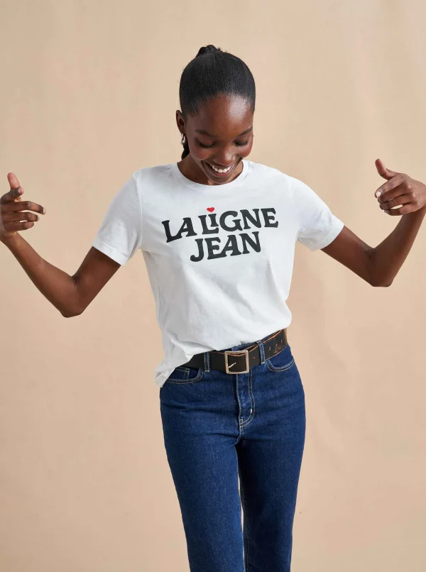 Store Jean Tee Women Tops