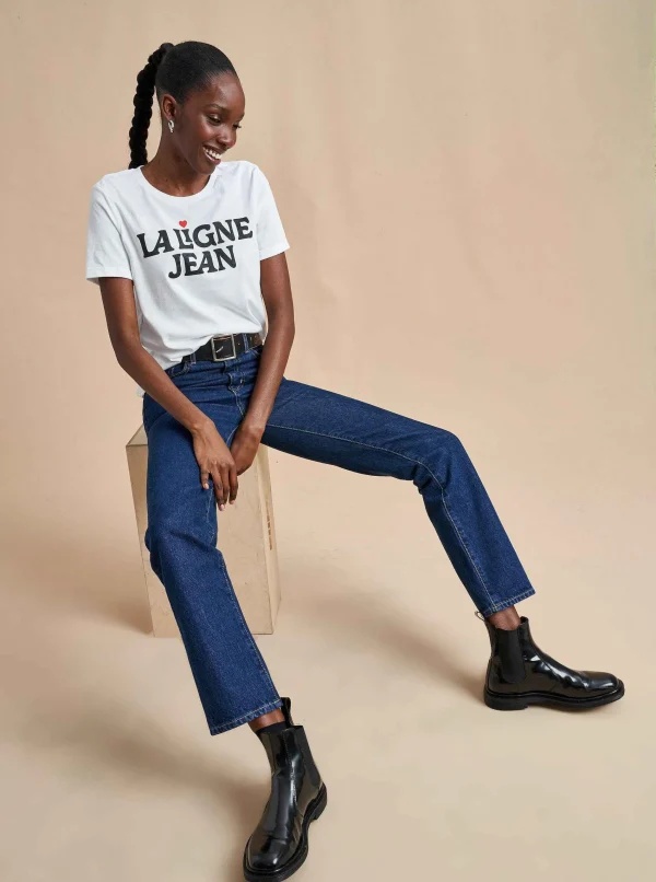 Store Jean Tee Women Tops