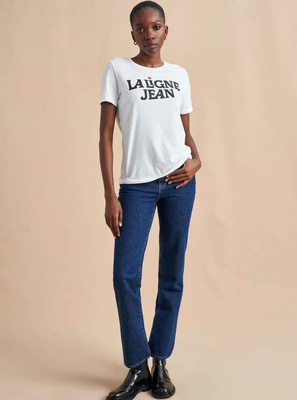 Store Jean Tee Women Tops