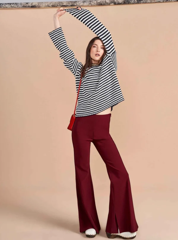 Shop Marina Fine Stripe Sweater Women Sweaters