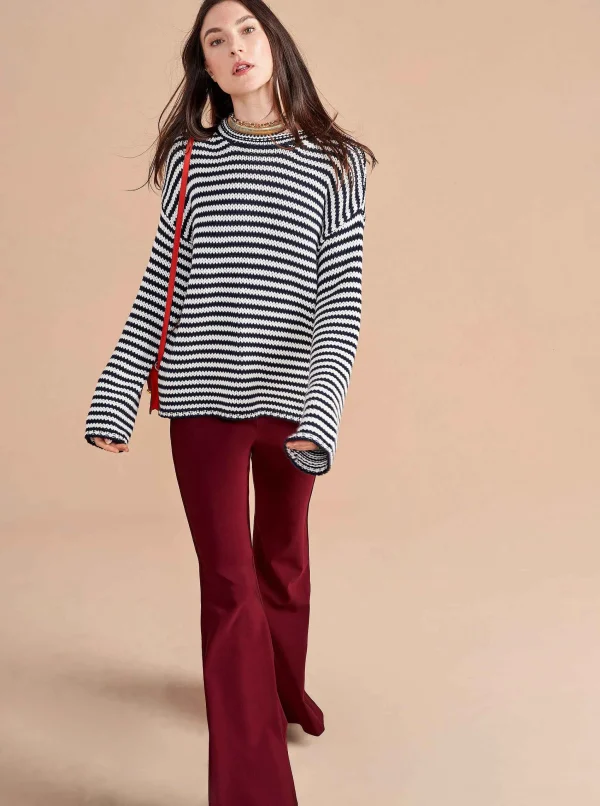 Shop Marina Fine Stripe Sweater Women Sweaters