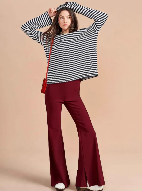 Shop Marina Fine Stripe Sweater Women Sweaters