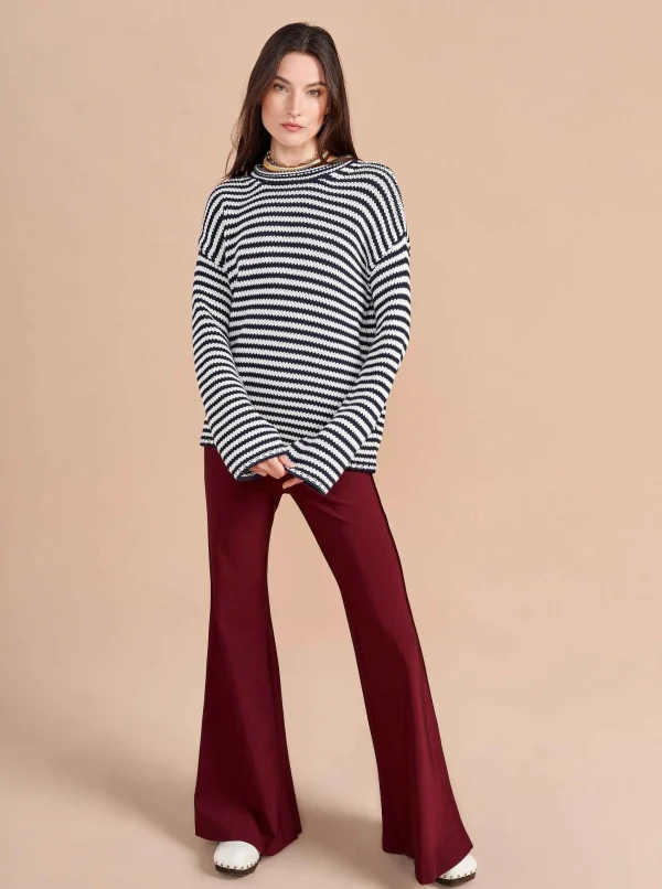 Shop Marina Fine Stripe Sweater Women Sweaters