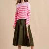 Cheap Mini Striped Toujours Sweater Women Sweaters