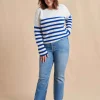 Shop Mini Striped Toujours Sweater Women Sweaters