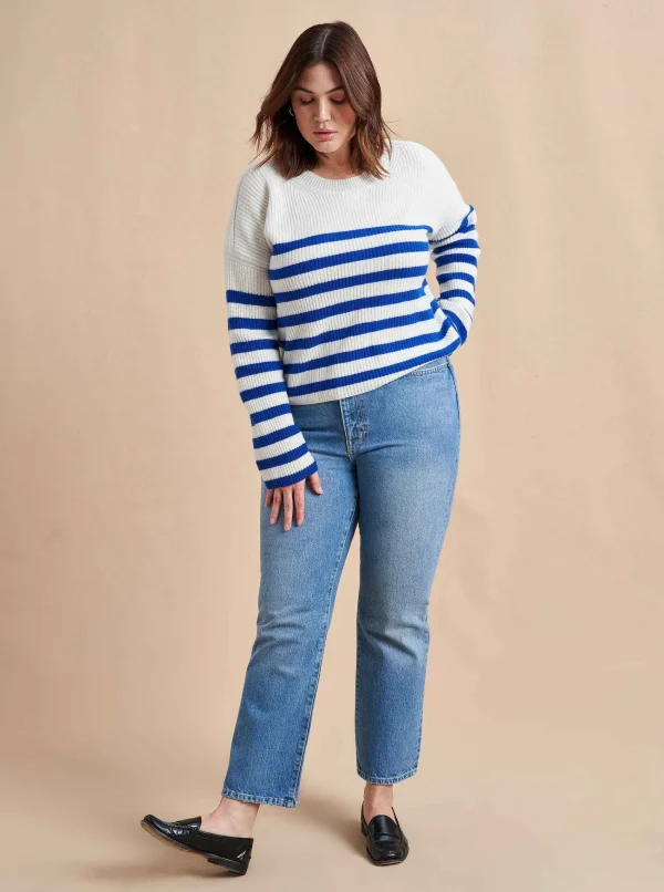 Shop Mini Striped Toujours Sweater Women Sweaters