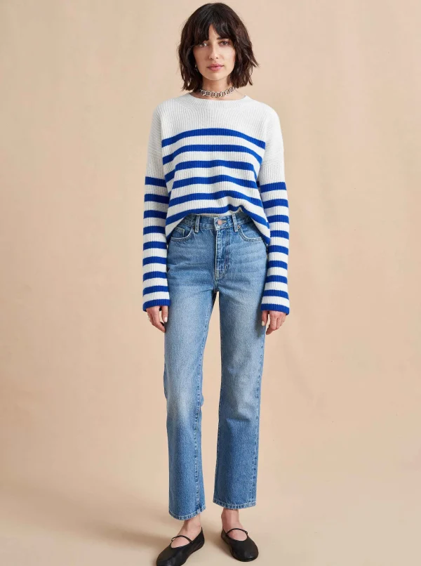 Shop Mini Striped Toujours Sweater Women Sweaters