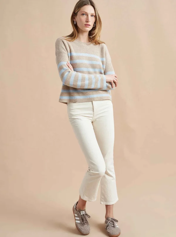 Shop Mini Striped Toujours Sweater Women Sweaters