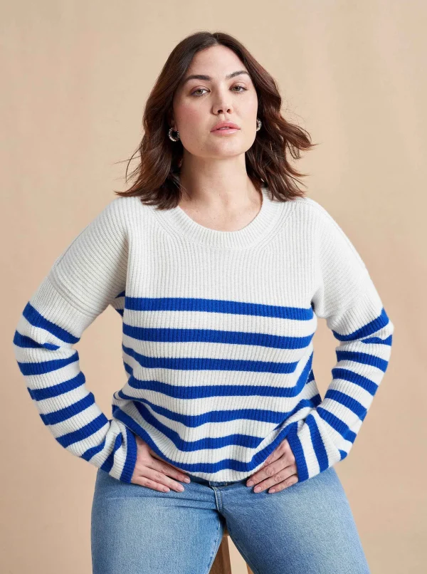 Shop Mini Striped Toujours Sweater Women Sweaters