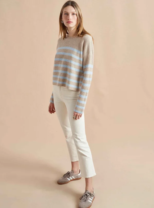 Shop Mini Striped Toujours Sweater Women Sweaters