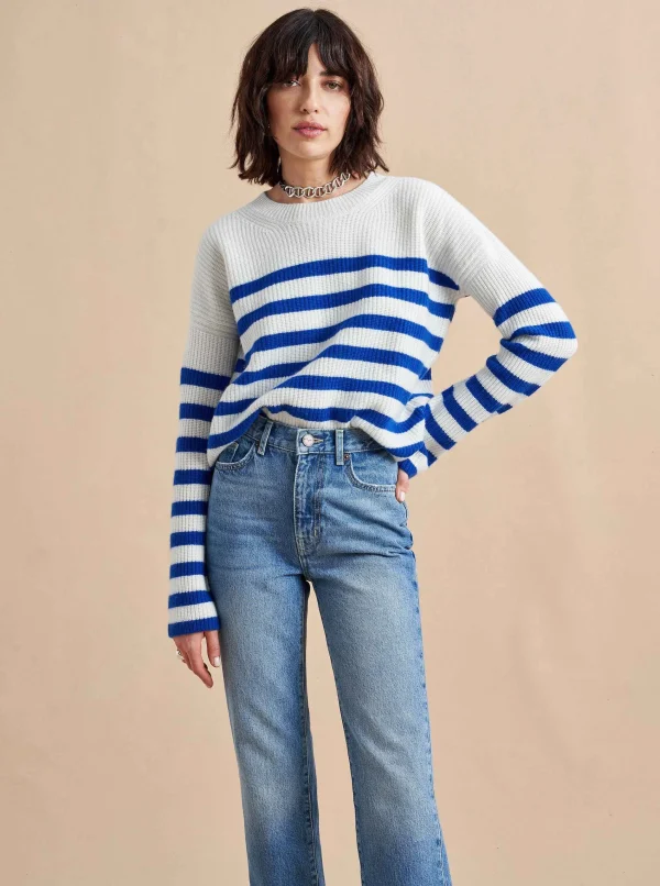 Shop Mini Striped Toujours Sweater Women Sweaters