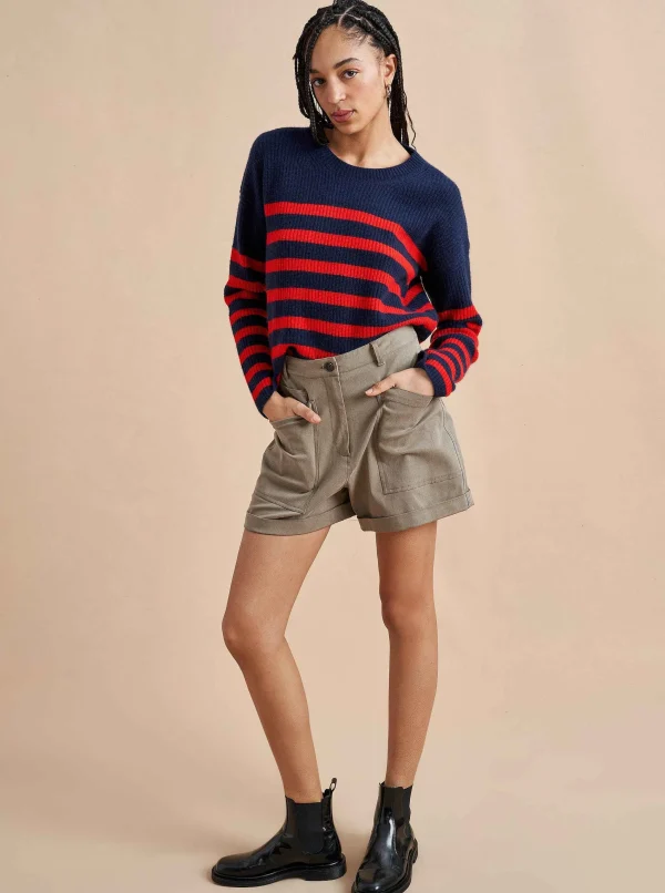 Shop Mini Striped Toujours Sweater Women Sweaters