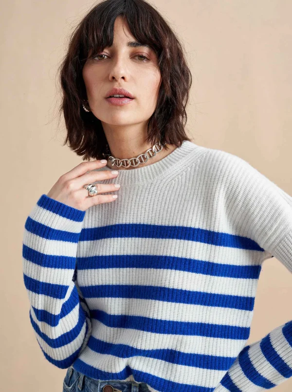 Shop Mini Striped Toujours Sweater Women Sweaters