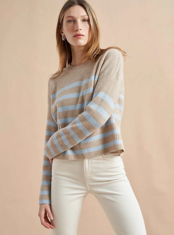 Shop Mini Striped Toujours Sweater Women Sweaters