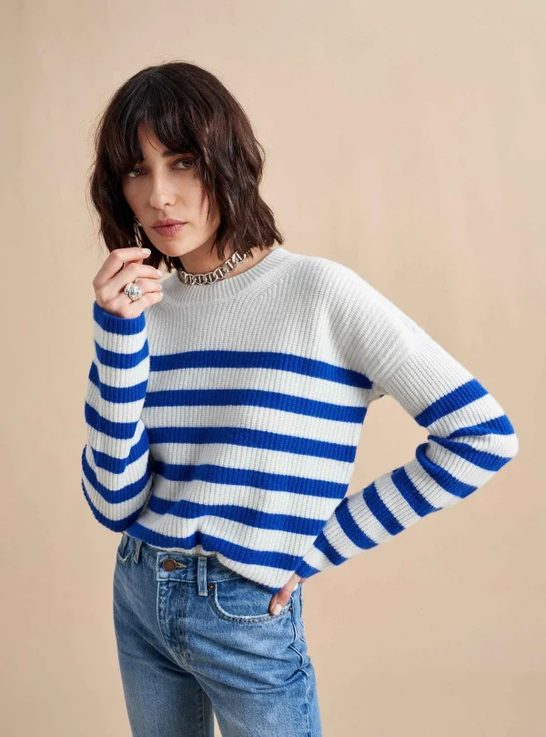 Shop Mini Striped Toujours Sweater Women Sweaters