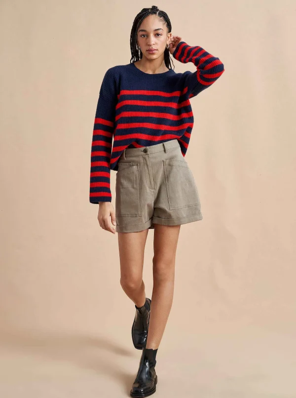 Shop Mini Striped Toujours Sweater Women Sweaters