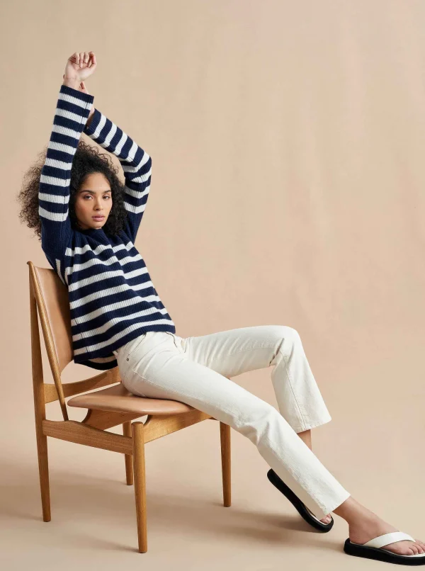 Sale Mini Striped Toujours Sweater Women Sweaters