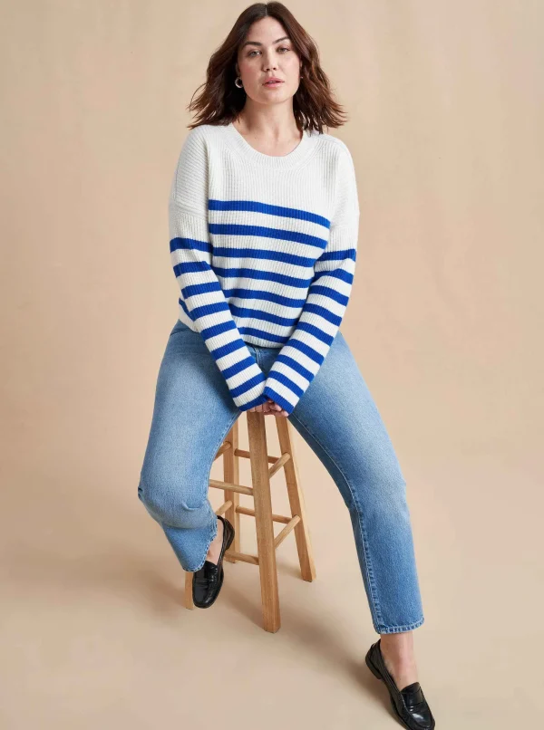 Shop Mini Striped Toujours Sweater Women Sweaters