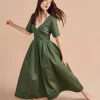 Best Priscilla Dress Women Midi Dresses