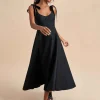 New Rebecca Dress Women Midi Dresses