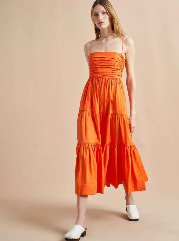 Cheap Sleeveless Sofia Dress Women Midi Dresses