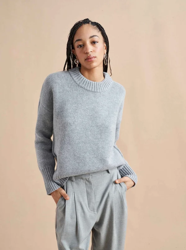 Flash Sale Solid Marin Sweater Women Sweaters