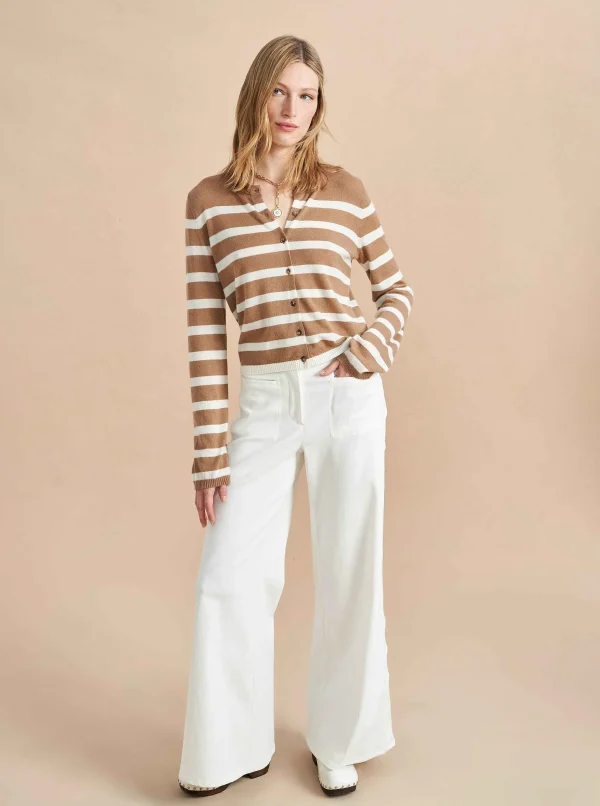 Hot Striped Featherweight Cardigan Women Cardigans