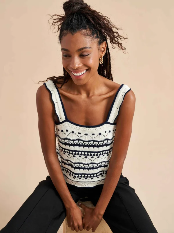 Online Striped Jane Tank Women Tops